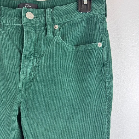 J.CREW Pants - J. CREW Toothpick Womens 9" High-Rise corduroy ankle pants GREEN - 26